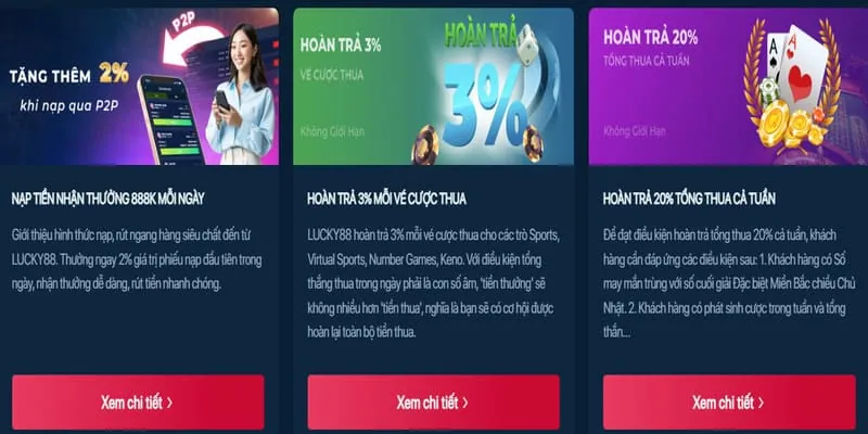 Khuyến mãi nạp tiền lần đầu vn188